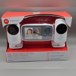 Motorola 2.8” Video Baby Monitor with Two Cameras - White